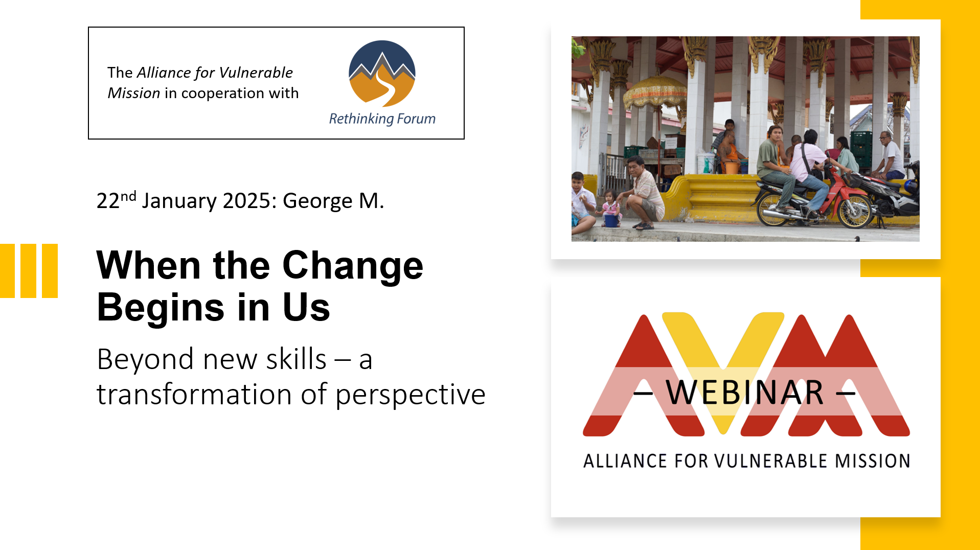 AVM Webinar: When the Change Begins in Us (22 Jan 2026)
